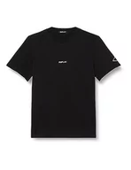 Koszulki męskie - Replay T-shirt męski, 098 BLACK, L - miniaturka - grafika 1