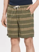 Spodenki męskie - Quiksilver Szorty sportowe Taxeryd EQYWS03769 Zielony Regular Fit - miniaturka - grafika 1