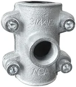 Rury - AGA OBEJMA NAPRAWCZA OBD 3/4X1/2' Z WYJŚCIEM BOCZNYM - miniaturka - grafika 1