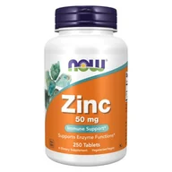 Suplementy diety - Now Foods Zinc 50mg 250 - miniaturka - grafika 1