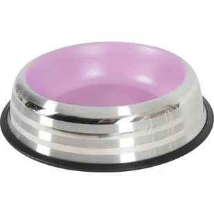 Zolux Miska antypoślizgowa inox MERENDA 225 ml różowa - Miski dla kotów - miniaturka - grafika 1