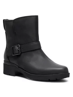 Botki damskie - Timberland Botki Graceyn Biker Wp TB0A2FXX015 Czarny - grafika 1