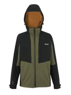 Kurtki i kamizelki sportowe męskie - Regatta Kurtka softshellowa "Hewitts" w kolorze khaki - miniaturka - grafika 1