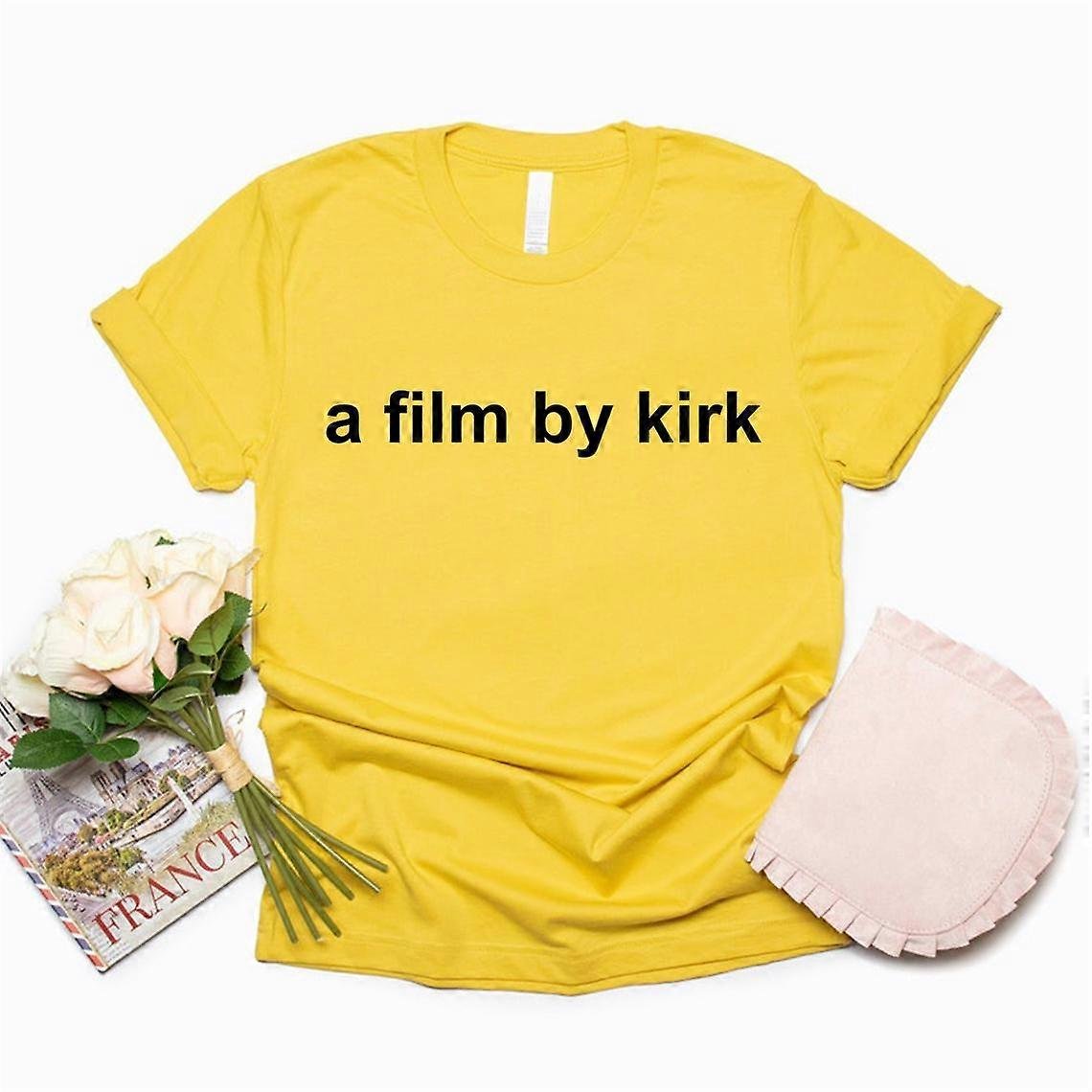 Gilmore Girls T-shirt A Film By Kirk Gilmore Girls Party Tshirt Damskie koszulki z grafiką Koszulka z krótkim rękawem Casual Tops Koszula damska żó...