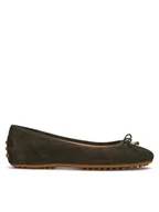 Baleriny - LAUREN RALPH LAUREN Baleriny 802951376003 Zielony - miniaturka - grafika 1