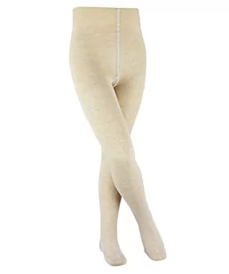 FALKE Uniseks - dzieci Rajstopy Family K TI Zrównoważona Bawełna grube jednokolorowe 1 Para, Beżowy (Sand Melange 4650), 80-92cm (12-18 miesiące) - Rajstopy - miniaturka - grafika 1