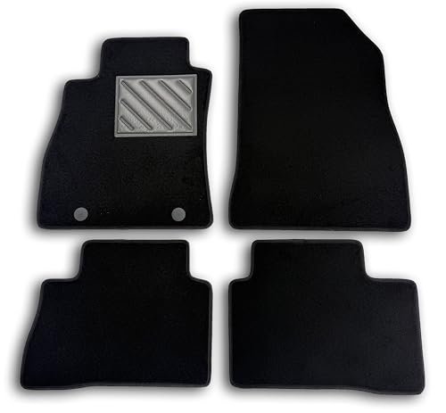 Dywaniki do Nissan Juke I 2010-2019 Wykonane na miarę, antypoślizgowe, wzmocnione gumowe progi, guziki mocujące