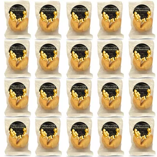 D&D Fun Cookies / Ciasteczko Z Wróżbą Z Naklejką Okrągłą "Black Magiczne Urodziny" 20 Sztuk 120G - Desery dla dzieci - miniaturka - grafika 1