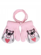 Rękawiczki dla dzieci - Rękawiczki Dziecięce Zimowe dla Dzieci Dziewczęce z Jednym Palcem 16 cm - miniaturka - grafika 1