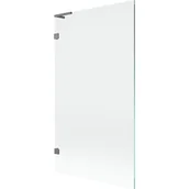 Parawany nawannowe - Mexen Lunar L parawan nawannowy 1-skrzydłowy 100 x 150 cm, transparent, gun metal - 897L-100-000-95-00 - miniaturka - grafika 1