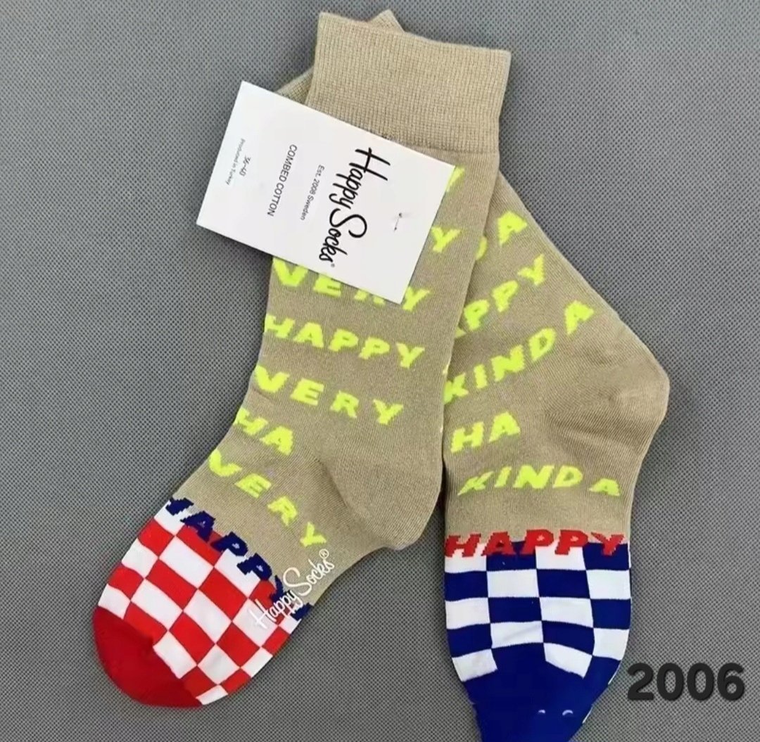 Kolorowe skarpety Happy Socks unisex rozmiar 36-40 (2006)