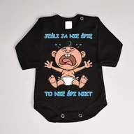 Body dla niemowląt - Jeśli ja nie śpię to nie śpi nikt - body niemowlęce - miniaturka - grafika 1
