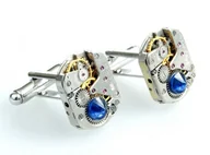 Spinki do mankietów i krawatów - SQUARES II Deep Navy - Spinki do mankietów - miniaturka - grafika 1