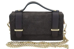 Zamszowa torebka Barberinis wizytowa - Brązowa ciemna - Torebki damskie Zamszowa torebka Barberinis wizytowa - Brązowa ciemna - Torebki damskie - miniaturka - grafika 1