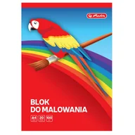Podobrazia, bloki, papiery - Blok rysunkowy szkolny, A4, 20kartek 100g/m2 HERLITZ - miniaturka - grafika 1