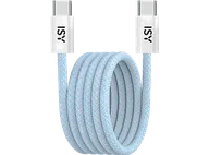Kable - Kabel USB typ C ISY IUC-5400-BL 1m Magnetyczny Niebieski - miniaturka - grafika 1