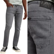 Spodnie męskie - Lee Luke slim Off The Grid mocno zwężane szare spodnie jeansowe W31 L32 - miniaturka - grafika 1