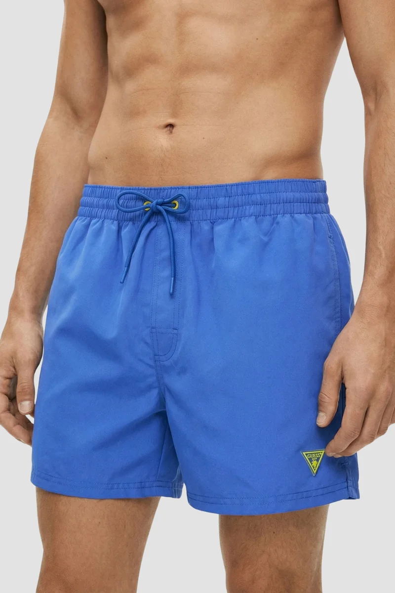 GUESS Granatowe którkie męskie kąpielówki New Basic XL
