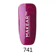 Lakiery hybrydowe - Makear Makear lakier hybrydowy 741 Glamour 8ml 2141-uniw - miniaturka - grafika 1