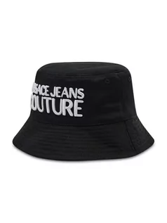 Czapki damskie - Versace Jeans Couture Kapelusz Bucket 72VAZK05 Czarny - grafika 1