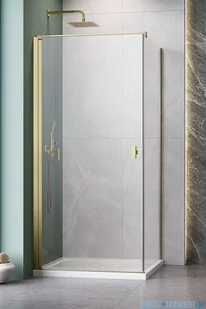 Radaway Nes Kdj I Brushed Gold kabina 100x80cm lewa szczotkowane złoto 10022100-99-01L/10039080-01-01 - Kabiny prysznicowe Radaway Nes Kdj I Brushed Gold kabina 100x80cm lewa szczotkowane złoto 10022100-99-01L/10039080-01-01 - Kabiny prysznicowe - miniaturka - grafika 1