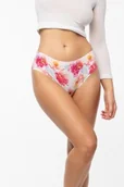 Majtki damskie - Figi damskie typu brazyliany z koronkowym wykończeniem Peony Cheekie Brasil Julimex - miniaturka - grafika 1
