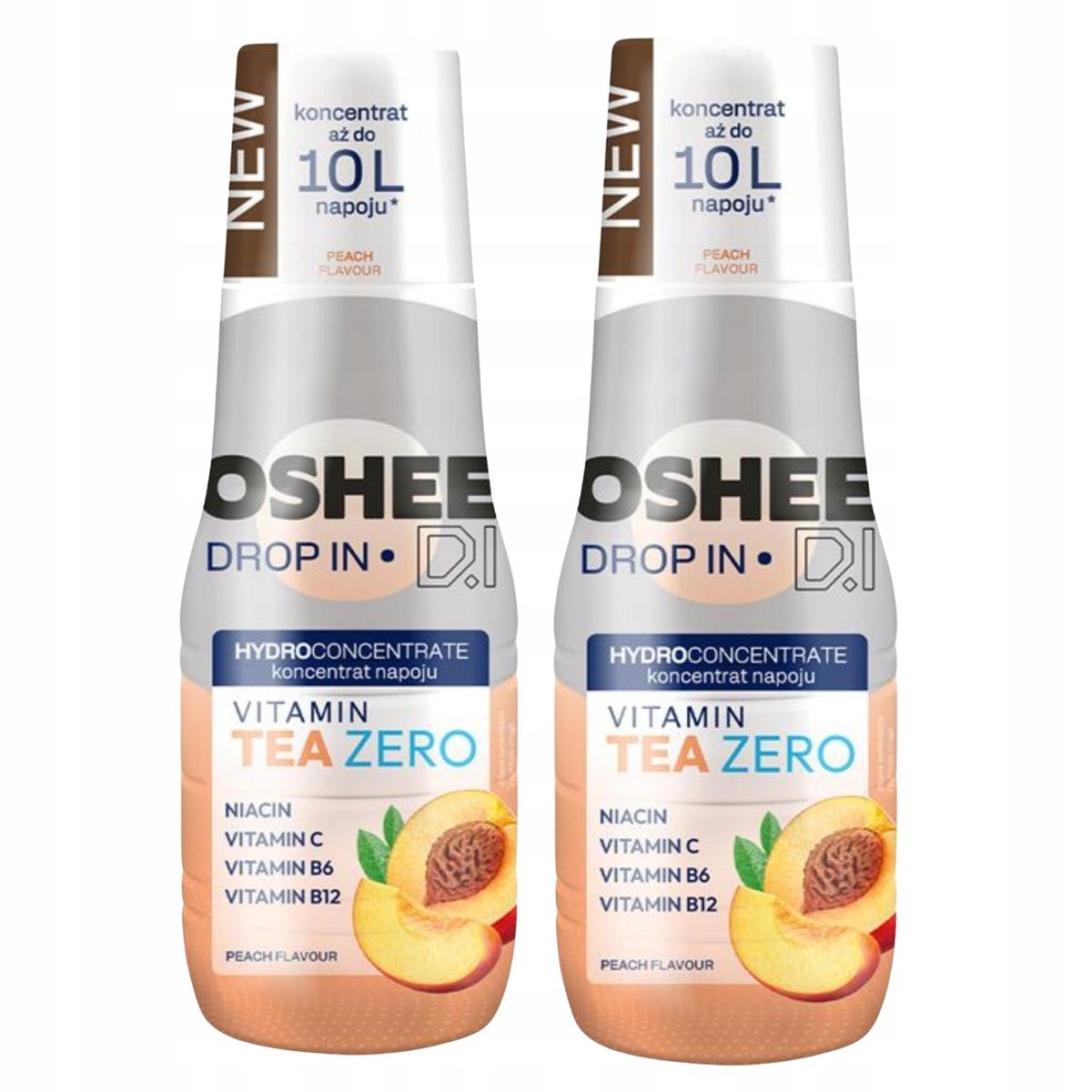 2x Koncentrat do Saturatora, OSHEE Tea Peach Zero, Herbata Brzoskwiniowa