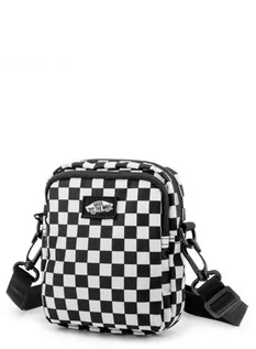 Torby męskie - Torebka Vans Go Getter Crossbody - black / white checkerboard - grafika 1