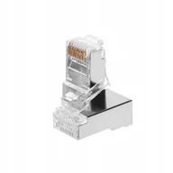 Pozostałe akcesoria sieciowe - Wtyk RJ45 FTP STP kat. 6, linka, Netrack (100 szt) - miniaturka - grafika 1