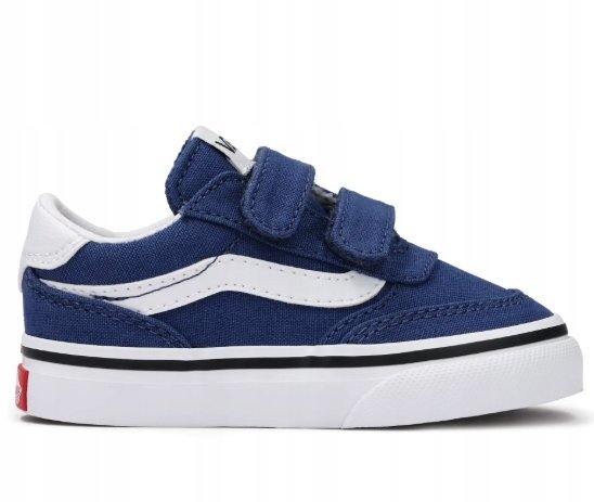 VANS BROOKLYN TRAMPKI DZIECIĘCE GRANATOWE NA RZEPY 17 J0A