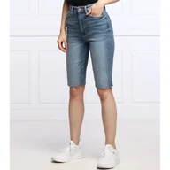 Spodenki damskie - GUESS Szorty 80S | Extra slim fit | denim - miniaturka - grafika 1