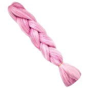 Pozostałe akcesoria fryzjerskie - Włosy Syntetyczne Do Warkoczyków Unicorn Pastelowy Róż - miniaturka - grafika 1