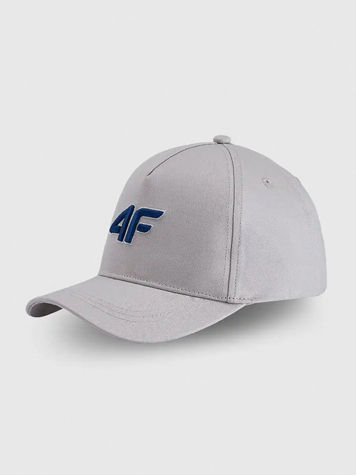 4F Czapka w kolorze szarym