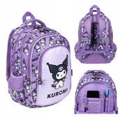 Plecaki - Plecak St.majewski Dla Dziewczyny 4-komorowy Kuromi Violet - miniaturka - grafika 1