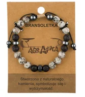 Bransolety męskie - Bransoletka męska z naturalnych kamieni - miniaturka - grafika 1