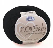 Pasmanteria - włóczka DMC 100% BABY kol. 02 / czarny - miniaturka - grafika 1