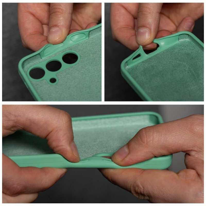 Futerał SILICONE 2mm do SAMSUNG S25 miętowy