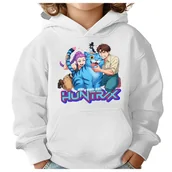 Bluzy dla dziewczynek - BLUZA DZIECIĘCA KPOP DEMON HUNTERS HUNTRIX 146-152 Z KAPTUREM BAWEŁNIANA - miniaturka - grafika 1
