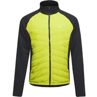 Kurtki i kamizelki sportowe męskie - Kurtka FISCHER Hybrid Dynamic yellow L - miniaturka - grafika 1