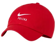 Czapki damskie - Czapka z daszkiem Nike Polska Heritage86 CU7540-611 1Size - miniaturka - grafika 1
