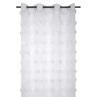 Firany - Stof Firana POMPINOU 140x260 pompony 3D - miniaturka - grafika 1