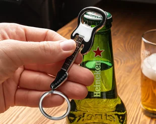 Otwieracz gitara elektryczna z magnesem - CZARNY - Księgarnia OUTLET - miniaturka - grafika 1
