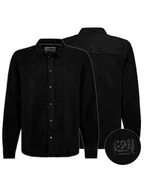 Koszule męskie - Eight2Nine Koszula sztruksowa w kolorze czarnym - miniaturka - grafika 1