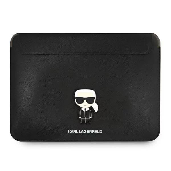 Karl Lagerfeld Karl Lagerfeld Sleeve KLCS16PISFBK 16" czarny/black Saffiano Ikonik Karl KF000899-0