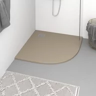 Brodziki prysznicowe - vidaXL Lumarko Brodzik prysznicowy, SMC, brązowy, 90 x 90 cm 148929 - miniaturka - grafika 1
