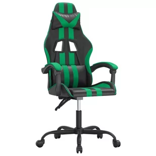 Lumarko Fotel gamingowy, czarno-zielony, sztuczna skóra - Fotele gamingowe - miniaturka - grafika 3