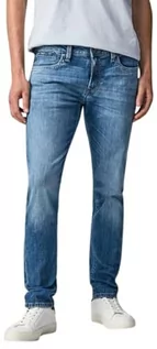Spodnie męskie - Pepe Jeans Hatch Spodnie męskie, 000denim, 36W regularny - grafika 1