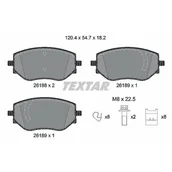 Klocki hamulcowe - Klocki hamulcowe - komplet TEXTAR 2618801 - miniaturka - grafika 1