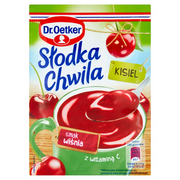 Dodatki do ciast w proszku - Dr. Oetker - Słodka chwila Kisielo smaku wiśniowym - miniaturka - grafika 1