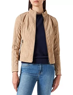 Desigual Damska kurtka Chaq_mar Faux Leather, brązowy, XS - Kurtki damskie - miniaturka - grafika 1